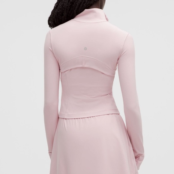 Lululemon Define Cropped Jacket Nulu Pink Haze Size 14 Sz 14 - Picture 3 of 6